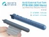 Quinta Studio QT72037 External Fuel Tank for Ka-52 PTB-550 (for all kits) 1/72